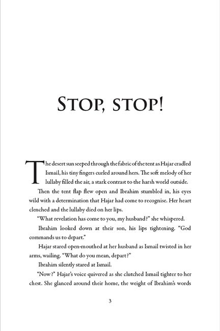 Interior story page – sample from Stop, Stop!